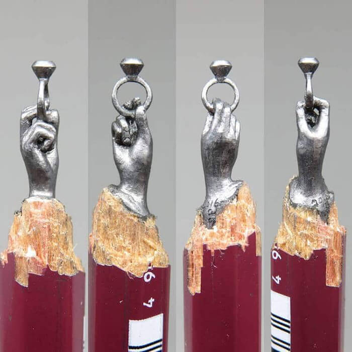 pencil lead carving