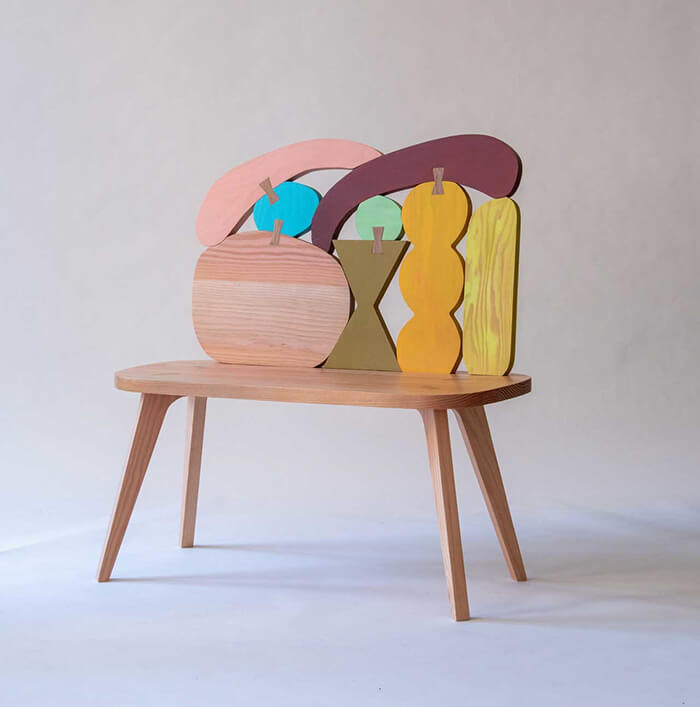 Colorful and Playful Chairs and Benches by Donna Wilson