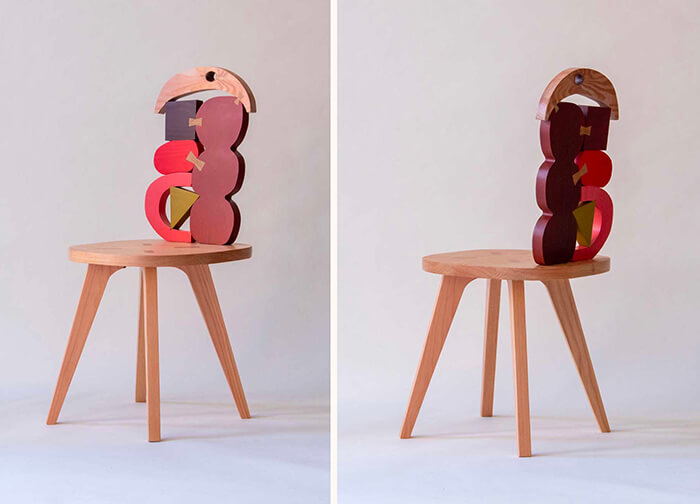 Colorful and Playful Chairs and Benches by Donna Wilson