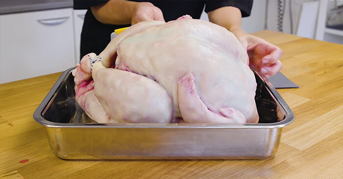 Raw Turkey Shaped Cake: Probably No One Wants to Eat That