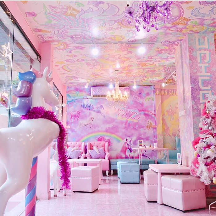 Walk-in Only Unicorn Cafe in Bangkok, Thailand