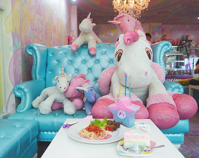 Walk-in Only Unicorn Cafe in Bangkok, Thailand