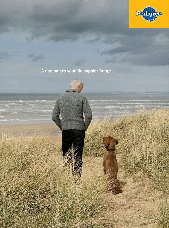 Creative Ad Designs Convince People Dog Can Help Them Change Their Lives