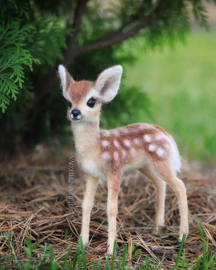 Most Realistic and Adorable Felted Animals by derevschikova