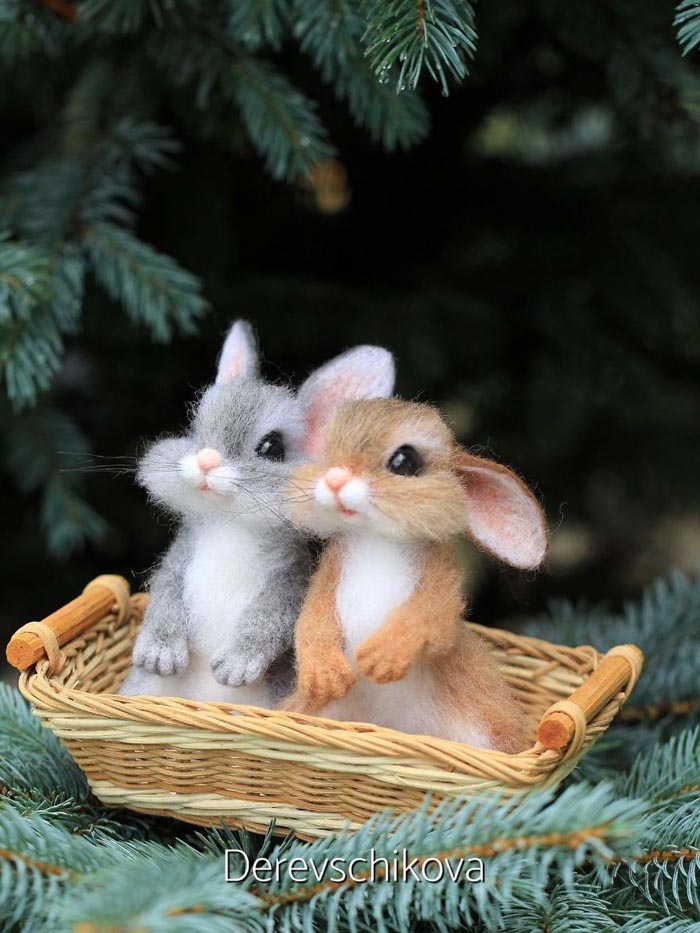 Most Realistic and Adorable Felted Animals by derevschikova