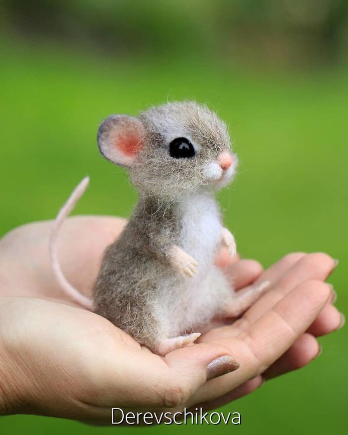 Most Realistic and Adorable Felted Animals by derevschikova