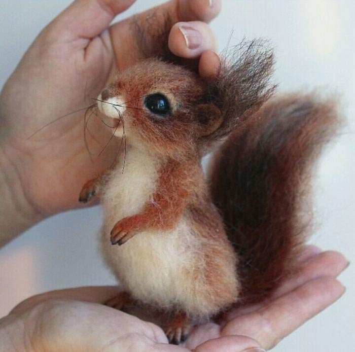 Most Realistic and Adorable Felted Animals by derevschikova