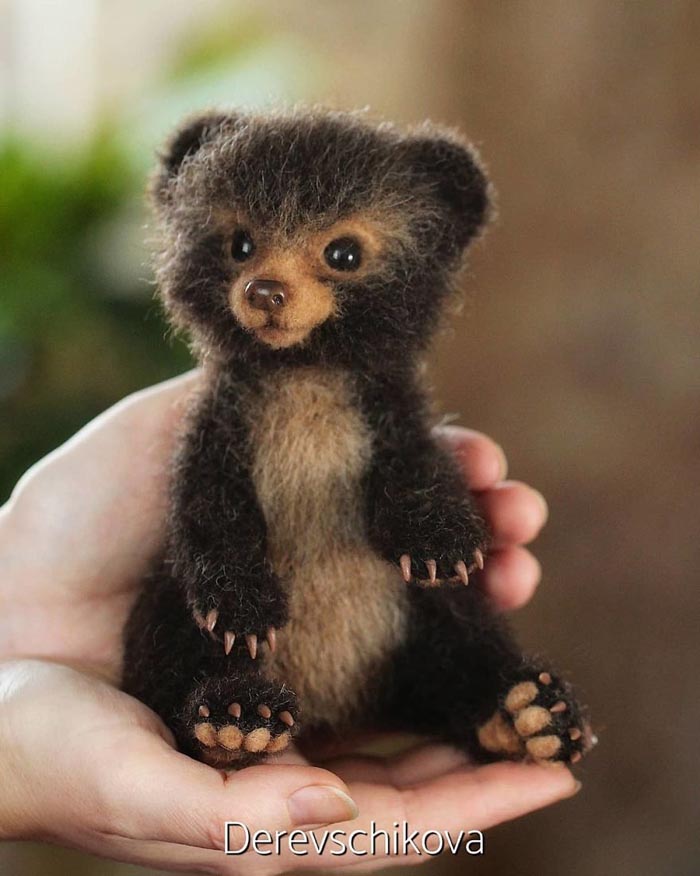 Most Realistic and Adorable Felted Animals by derevschikova