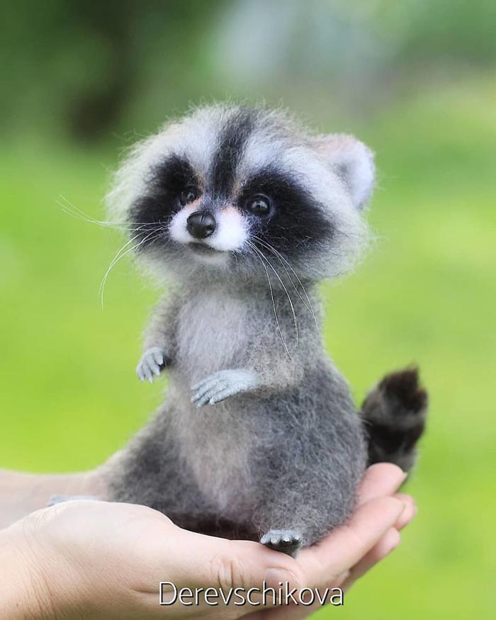 Most Realistic and Adorable Felted Animals by derevschikova