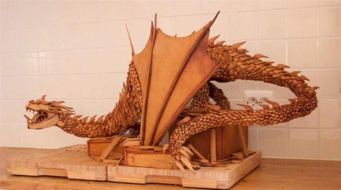 Crazy Gingerbread Sculptures by Caroline Eriksson