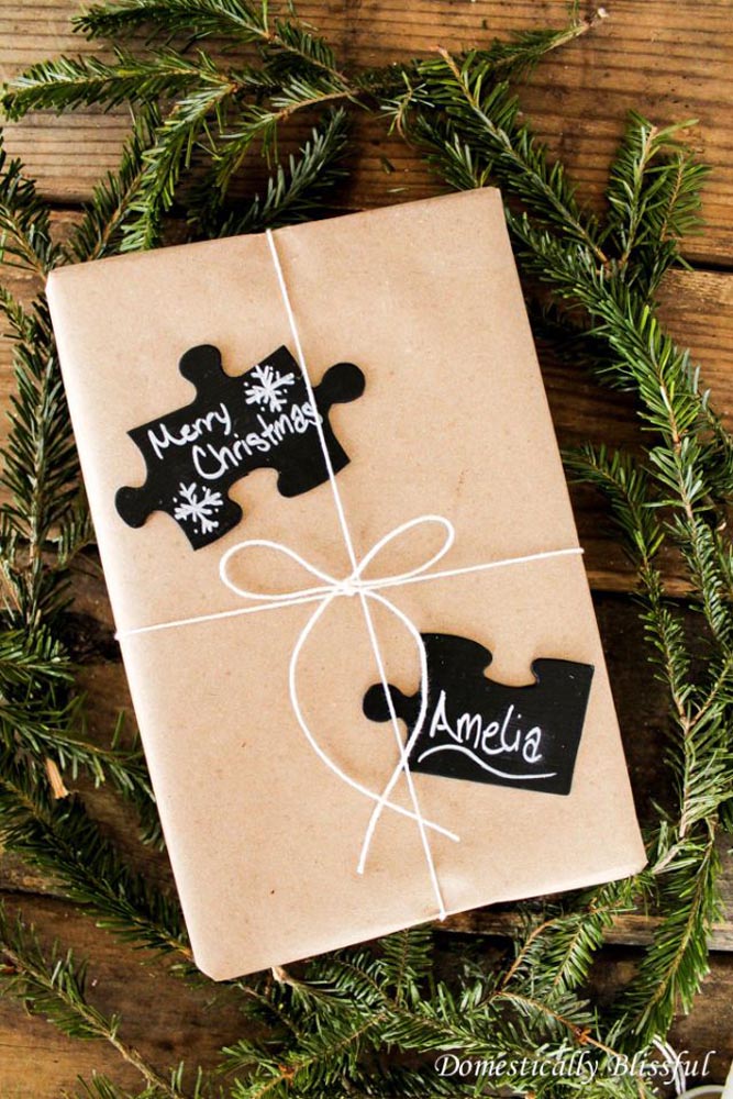 15 DIY Gift Wrapping Ideas Go Perfectly with Brown Kraft Paper