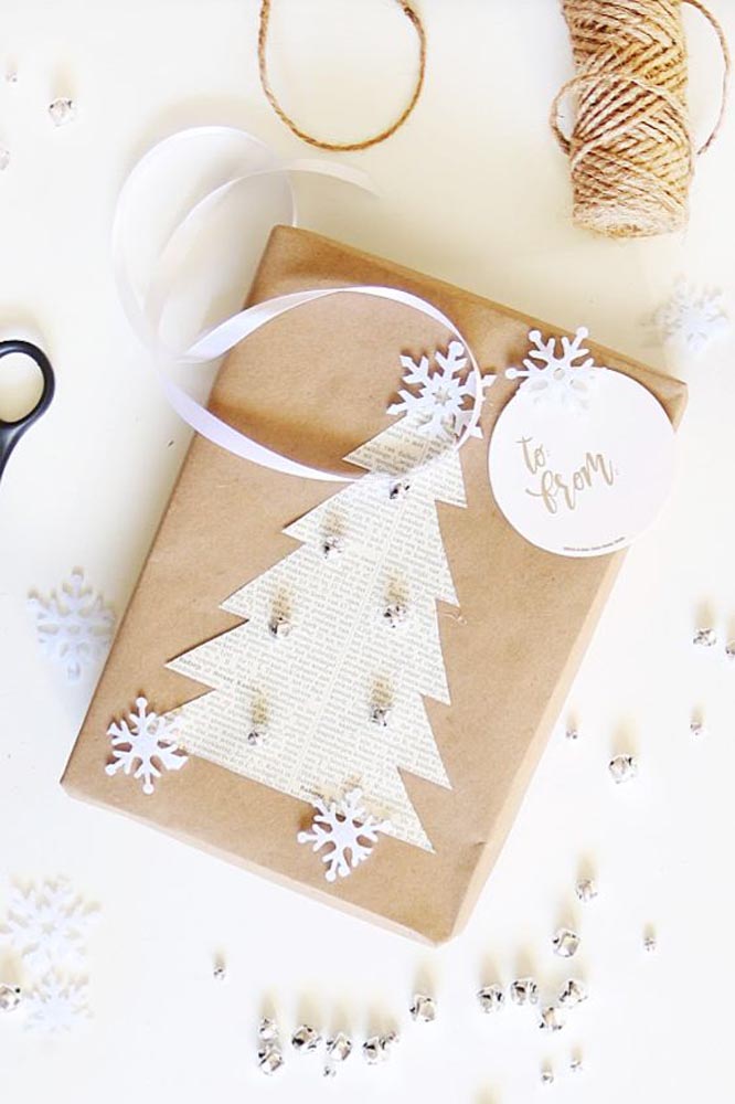 15 DIY Gift Wrapping Ideas Go Perfectly with Brown Kraft Paper - Design Swan