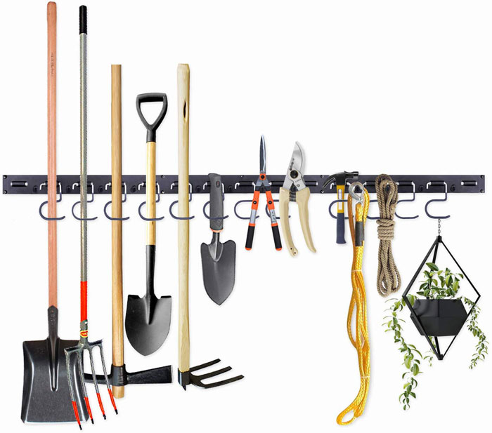 Garden Storage Shed, How To Hang Garden Tools In A Shed