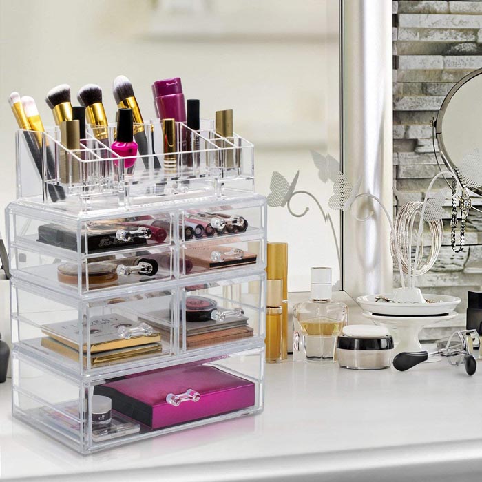 Super Useful Makeup Organizer for Clutterless Living - Design Swan