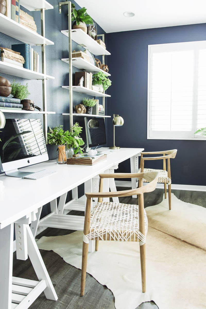 Turning Your Living Room into A Home Office - Design Swan