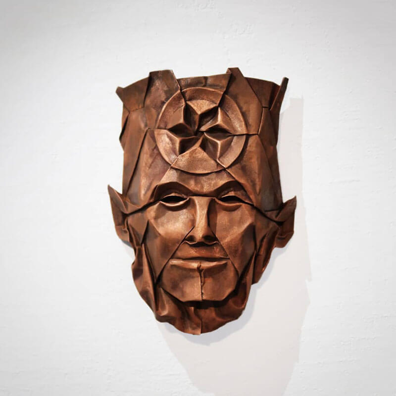 Stunning Origami Faces by Fynn Jackson - Design Swan