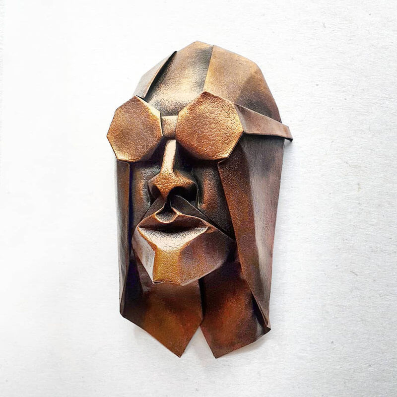 Stunning Origami Faces by Fynn Jackson - Design Swan