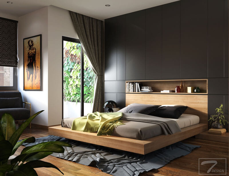 contemporary black bedroom furniture