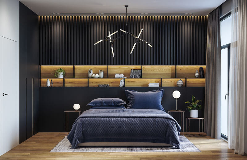 41 Sophisticated Black Themed Bedroom Ideas - Design Swan