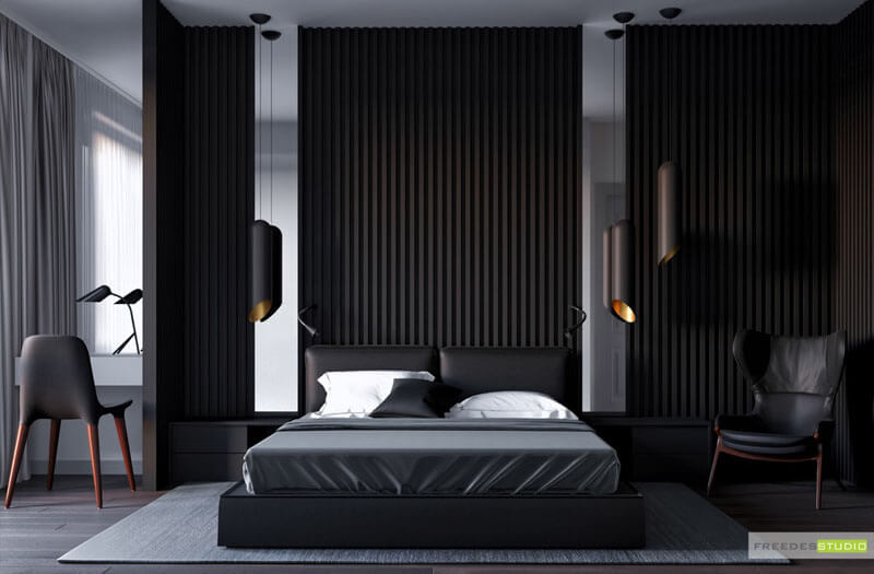 41 Sophisticated Black Themed Bedroom Ideas Design Swan