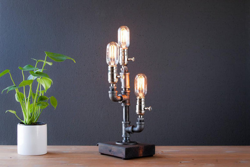Unique Steampunk Lamps by Urban Industrial Craft - Design Swan