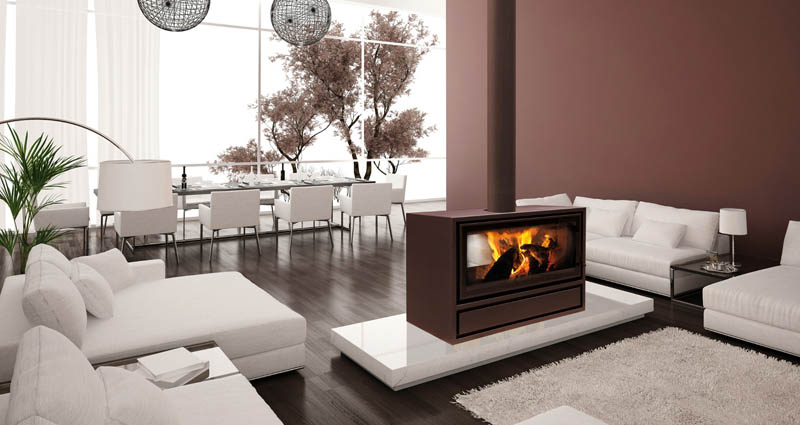 45 Gorgeous Double Sided Fireplace Ideas Design Swan