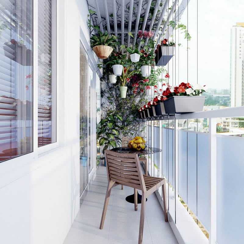 46 Creative Ideas to Spice Up Your Tiny Balcony - Design Swan