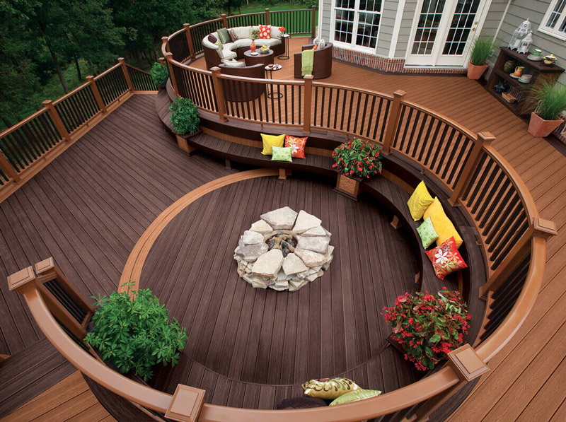 Composite Decking Help To Increase Home, Fire Pit Suitable For Composite Decking Uk