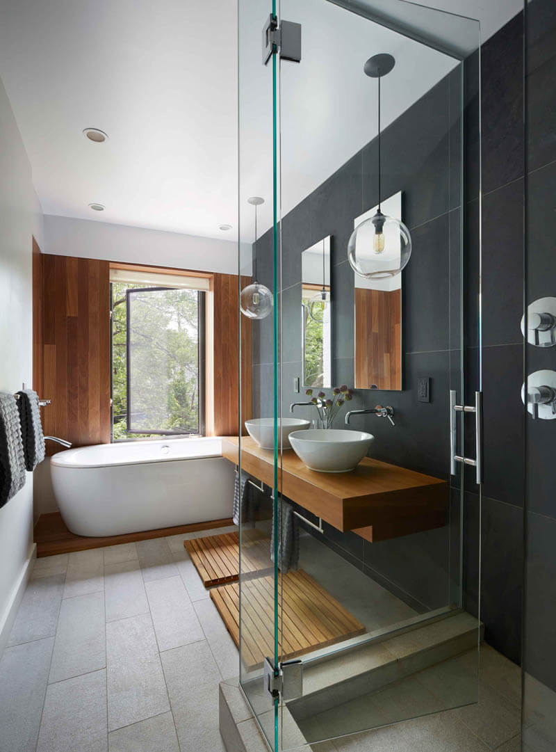 36 Inspiring Wood Bathroom Designs Design Swan