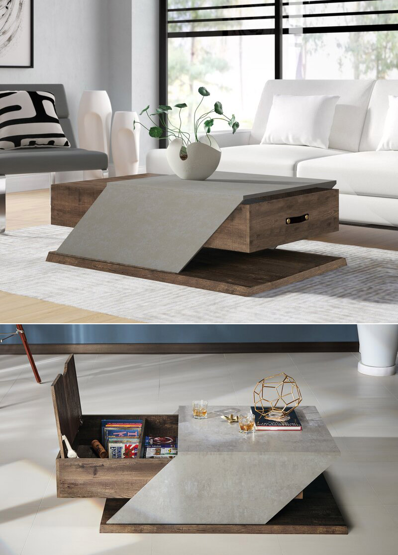 16 Highly Stylish Coffee Tables with storage - Design Swan