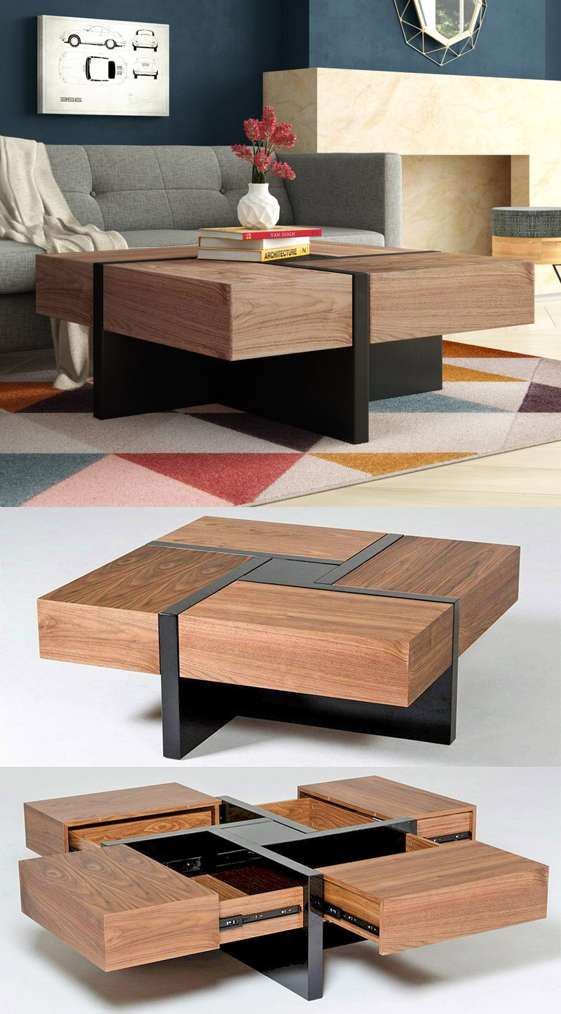 16 Highly Stylish Coffee Tables with storage Design Swan