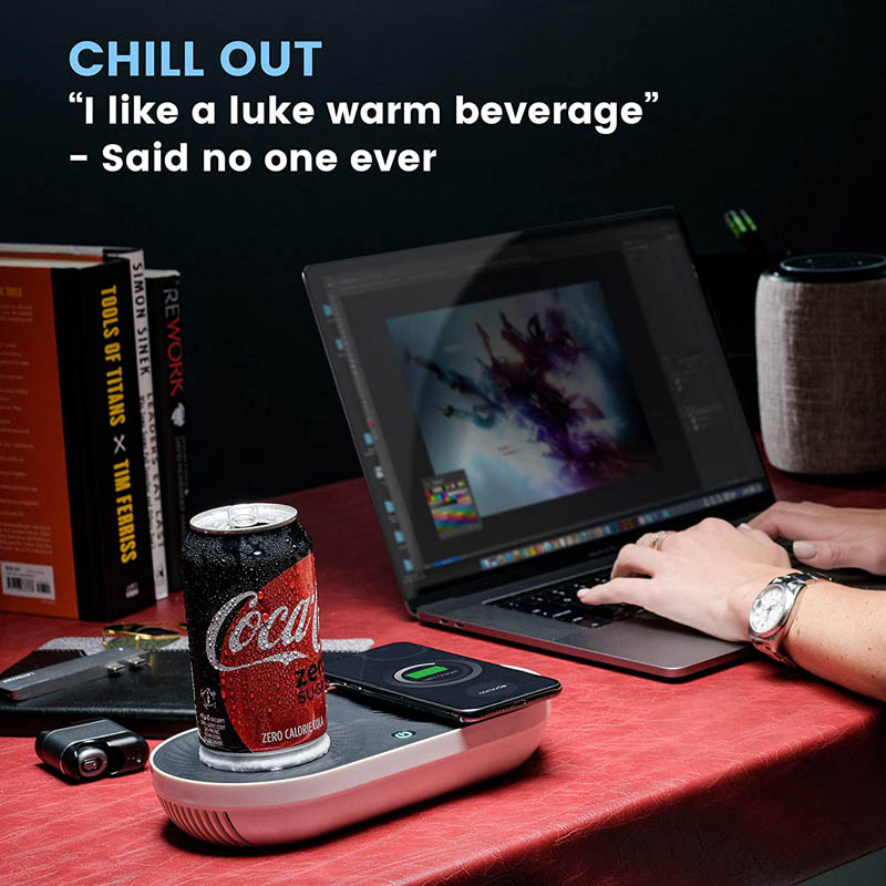 Wi-Fee drink warmer and wireless phone charger keeps beverages at 55° C »  Gadget Flow