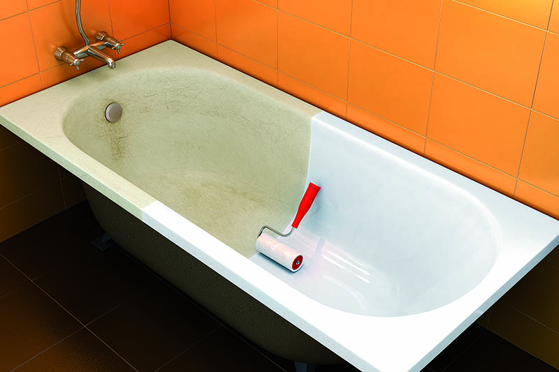How To Fix Ling Bathtub Paint, How To Paint A Chipped Bathtub