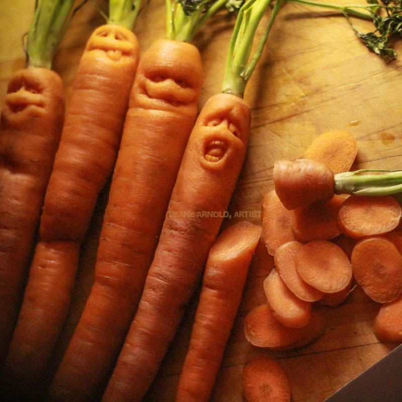 Stunning Photos and Carrots Carving by Deane Arnold - Design Swan