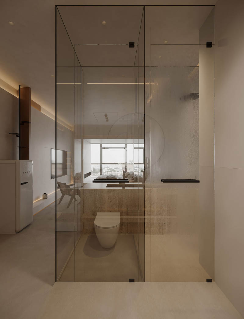 Sophisticated Glass Bathroom - Swan