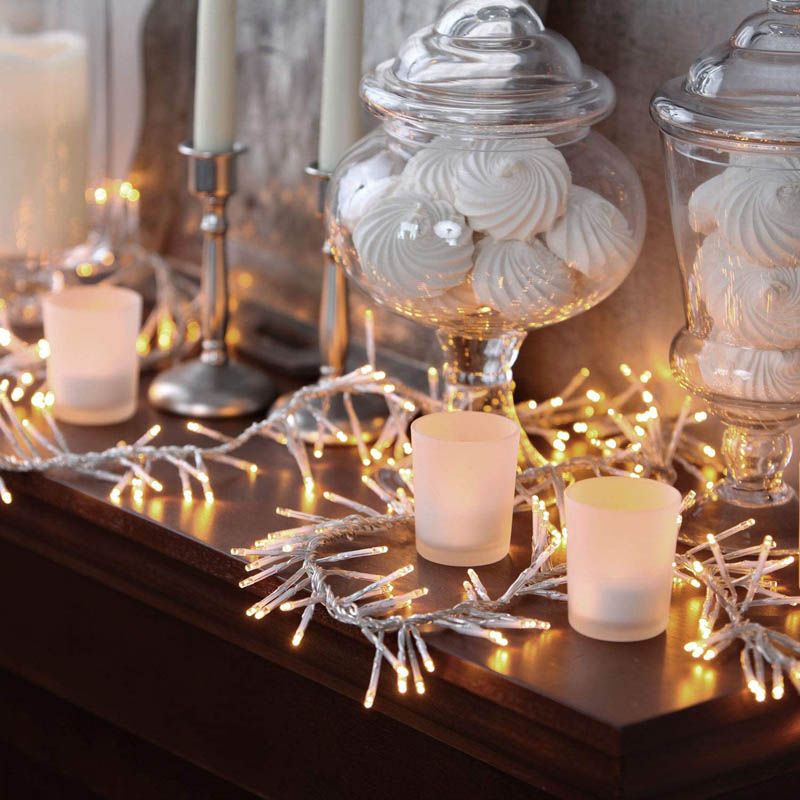 Decorate With Soft White LED Christmas Lights - Design Swan