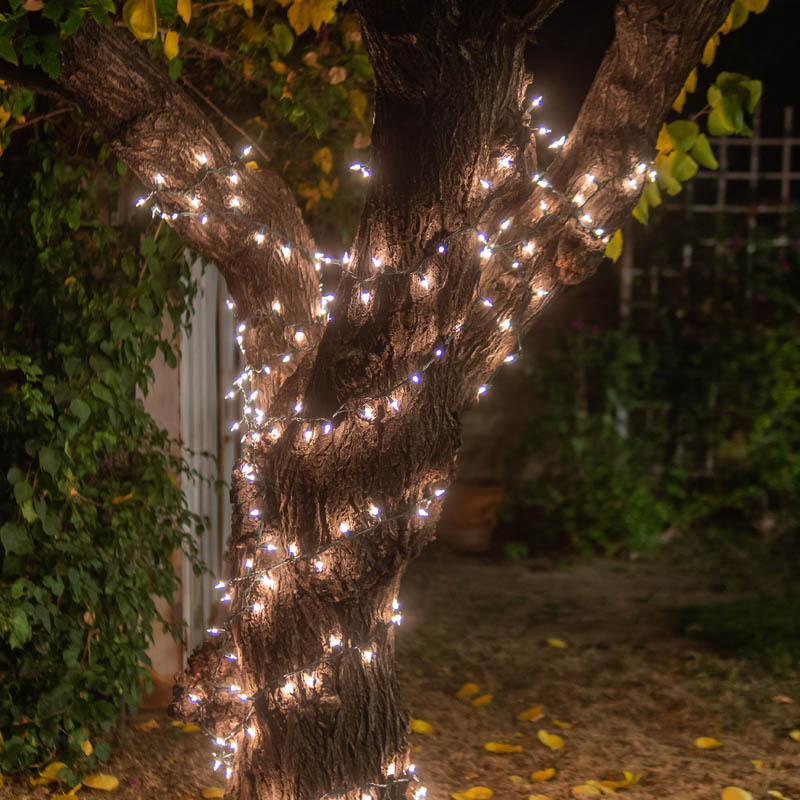 Decorate With Soft White LED Christmas Lights - Design Swan