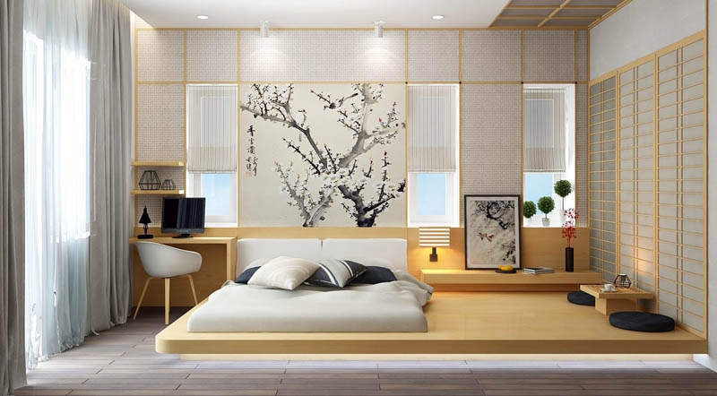 Simple Design Tips To Create A Japanese Bedroom Design Swan   1 