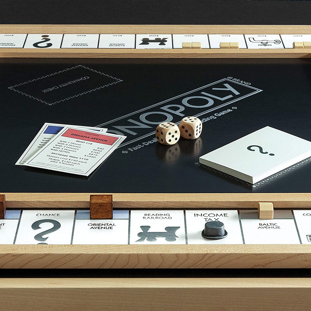 Luxury Wooden Monopoly Board – Bored Board Games