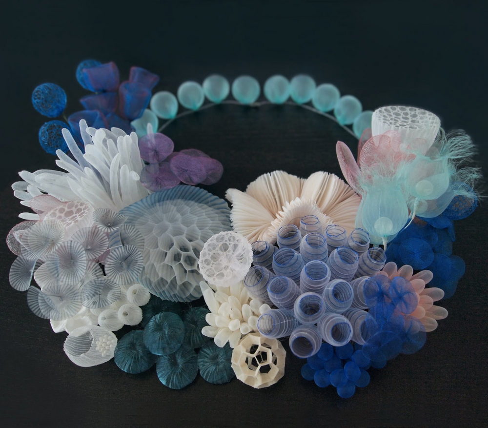 Coral and Sea Creature Textile Sculptures - Design Swan