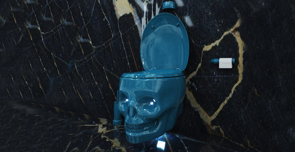 The Skull Toilet Bowl 