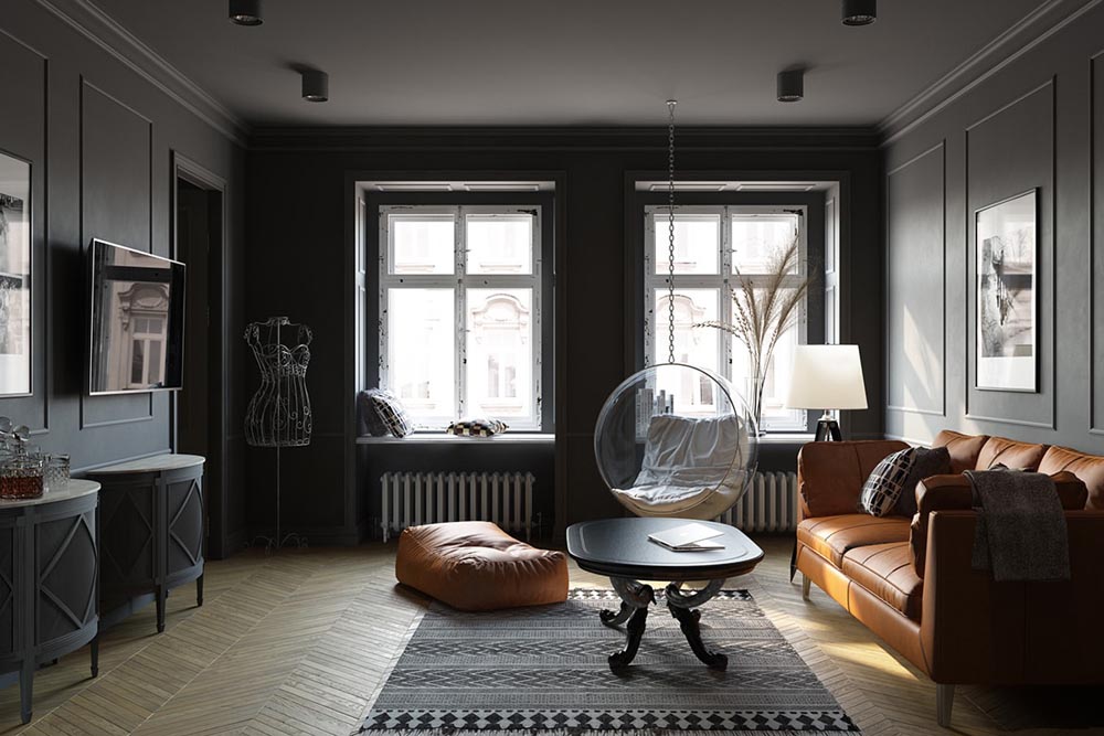 30 Moody Dark Interior Designs To Inspire - Design Swan