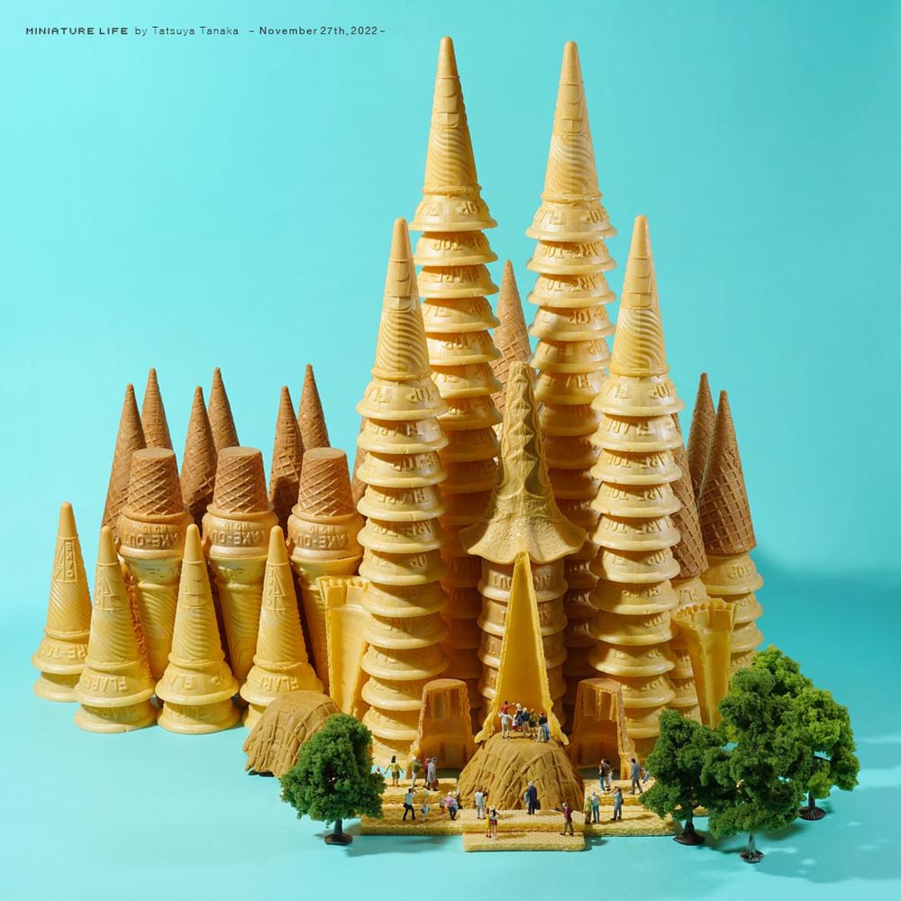 Japanese Artist Tatsuya Tanaka Built Miniature Worlds With