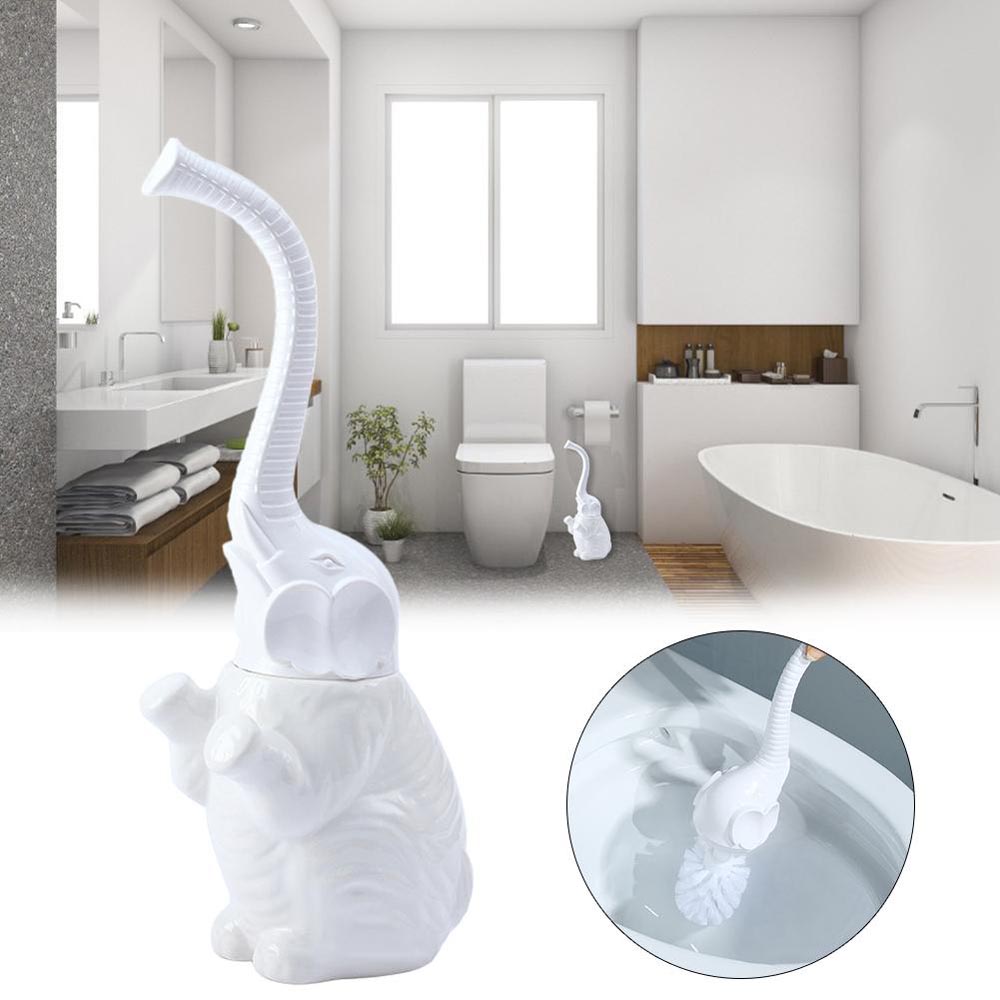 Toilet Brush Holder Set Cherry Shape Standing Lavatory Cleaning Tools  Bathroom