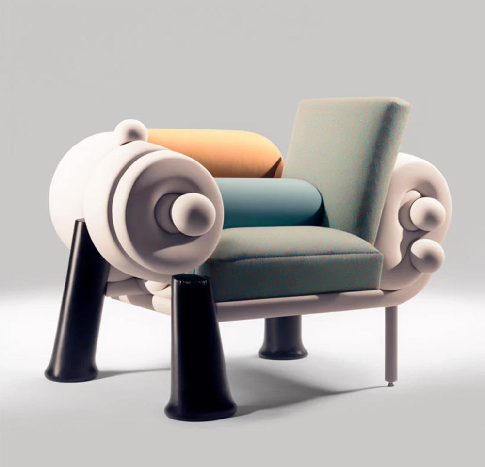 AI Generated Avant Grade Furniture Series Design Swan   5 