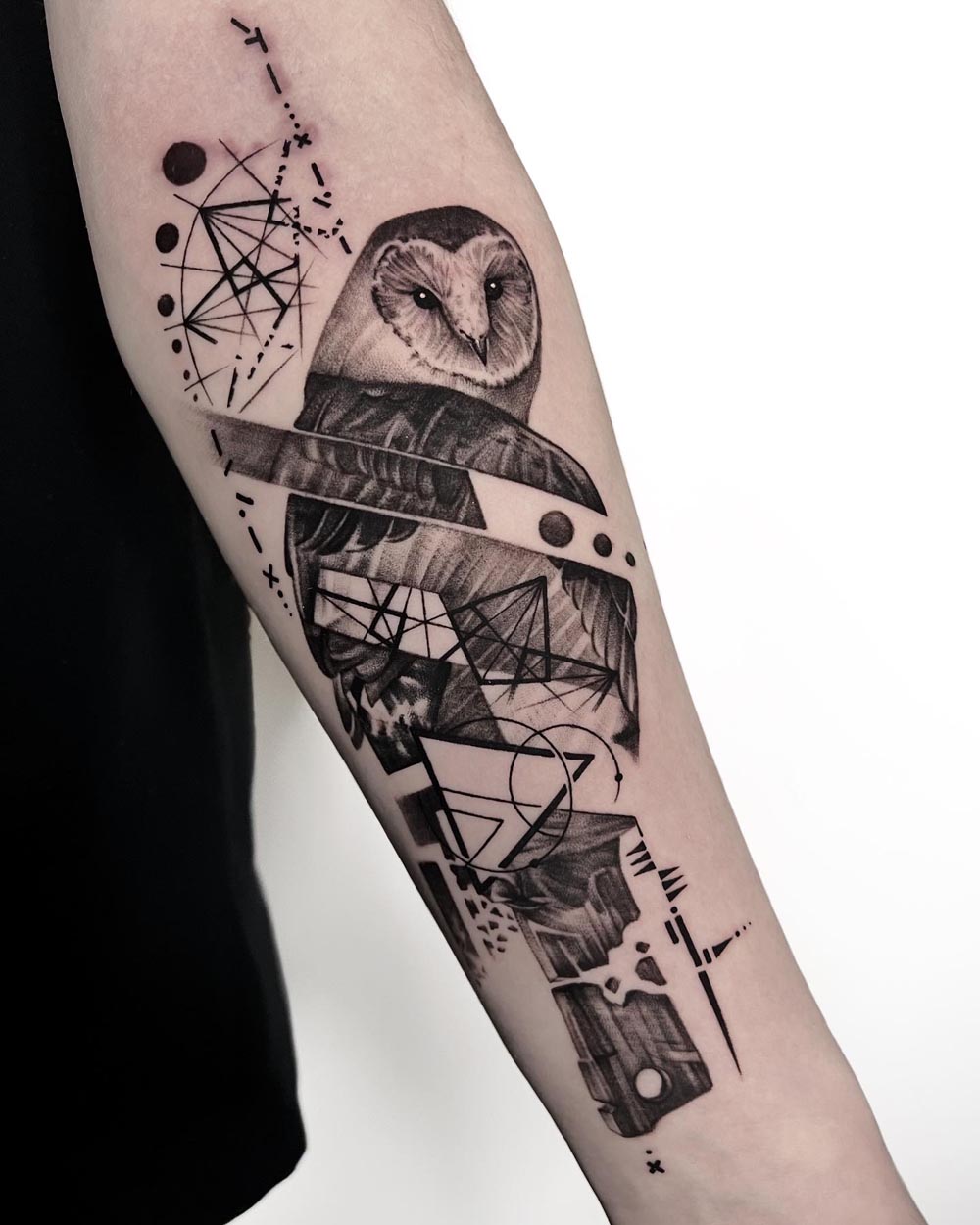 Surrealistic tattoo style by Mark D - Design Swan