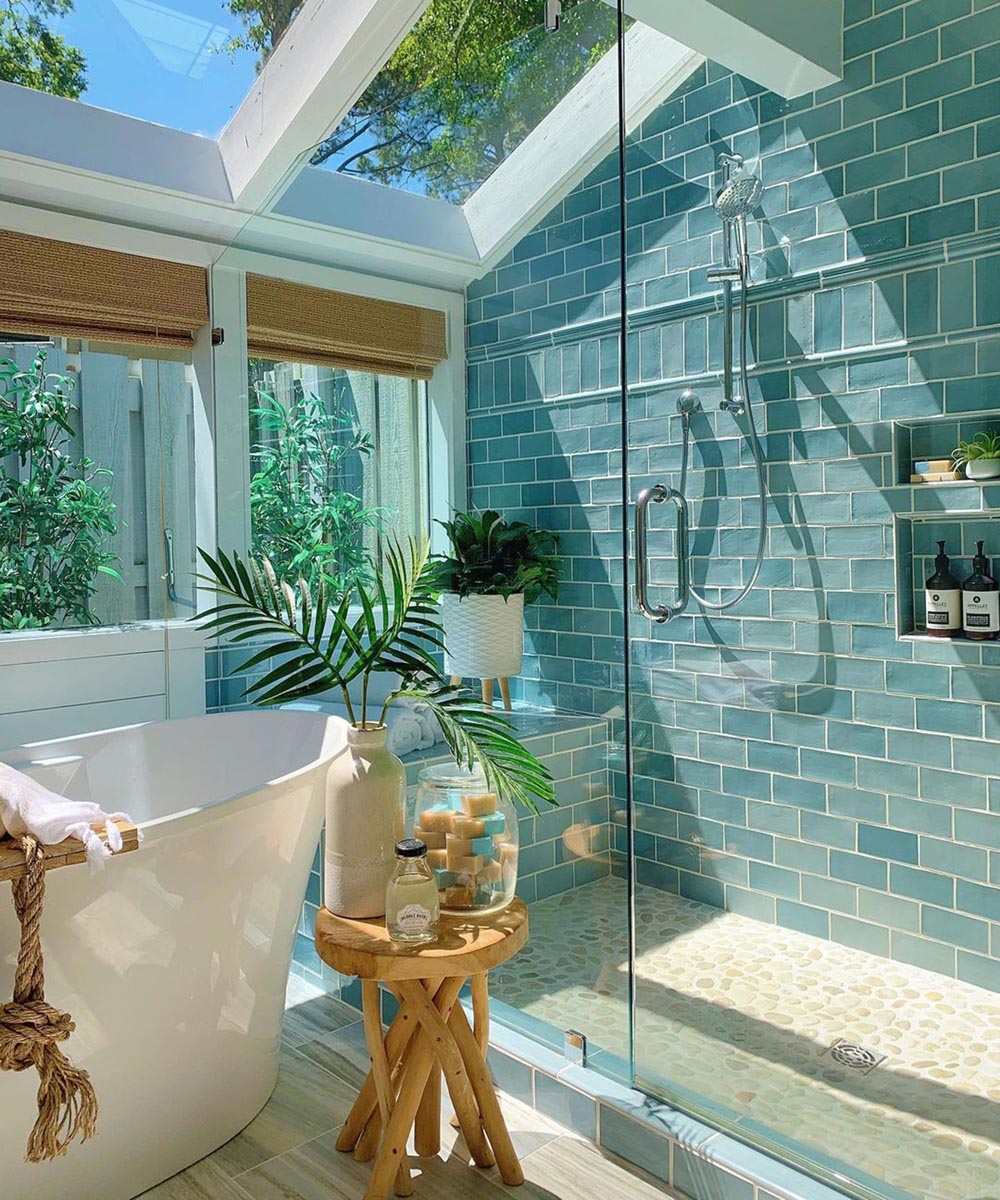 20 Luxurious Bathroom Garden Ideas with Plants - Design Swan