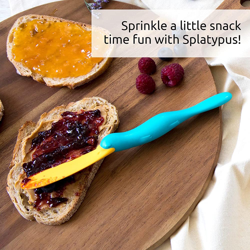 Splatypus Jar Spatula, Flexible Silicone Spatula - Jar Scraper - Spatula  Scraper