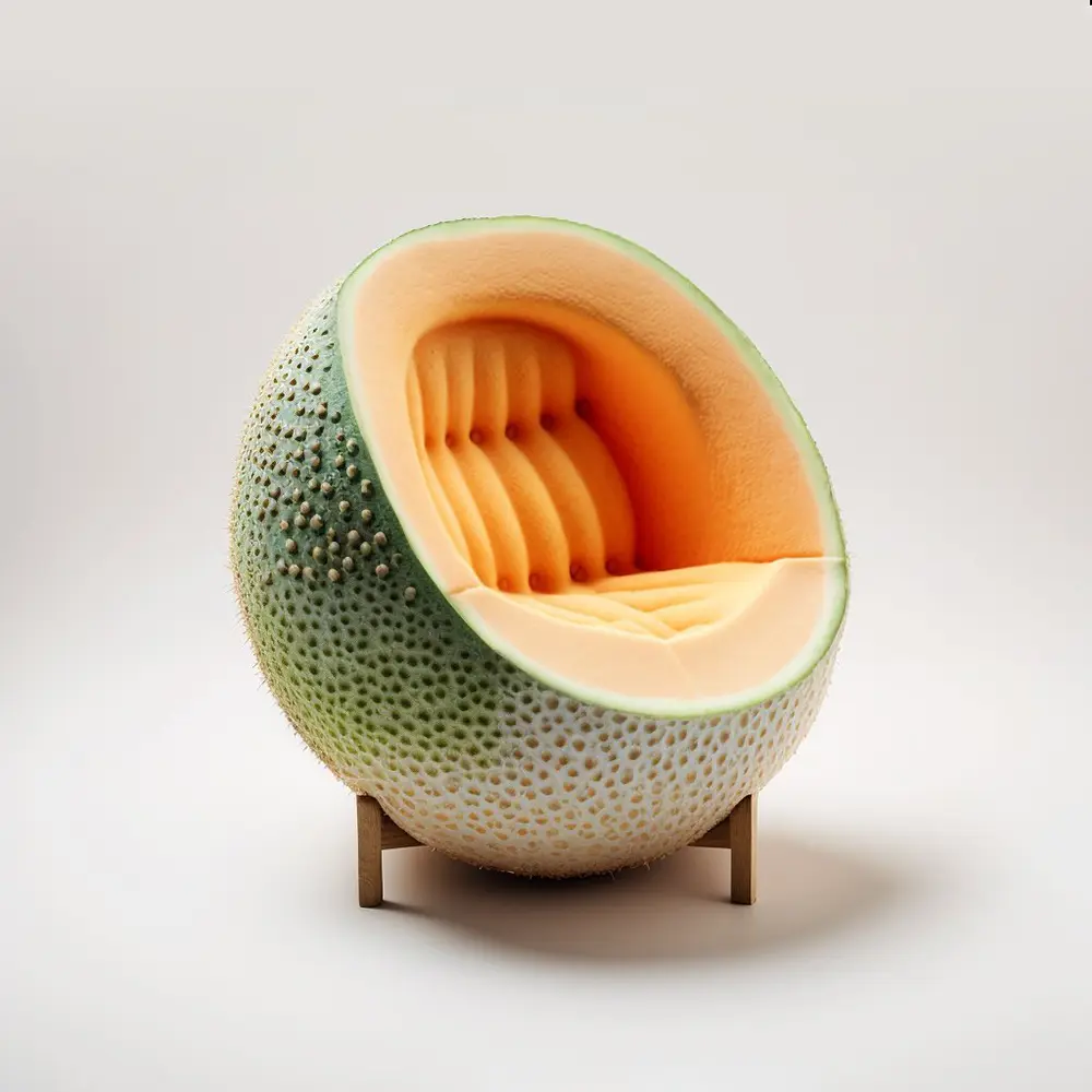 Artist Bonny Carrera Creates Imaginative AI-Generated Chairs Inspired By  Fruits And Veggies