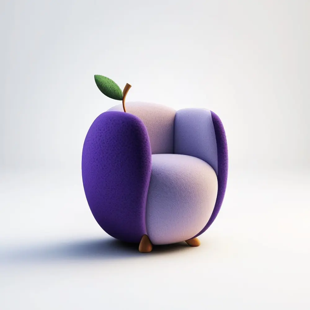 Artist Bonny Carrera Creates Imaginative AI-Generated Chairs Inspired By  Fruits And Veggies